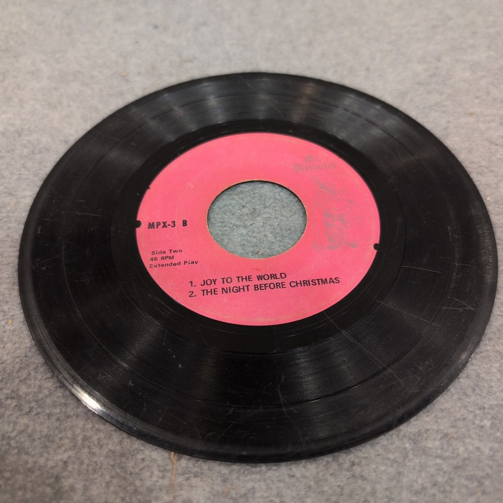 Mr Pickwick All I Want For Christmas Is My Two Front Teeth 45 RPM EP MPX-3 Vinyl - Picture 4 of 4